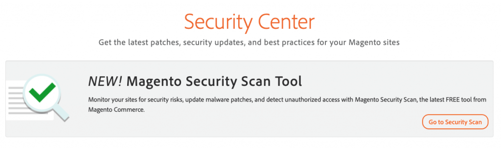 Magento Security Center