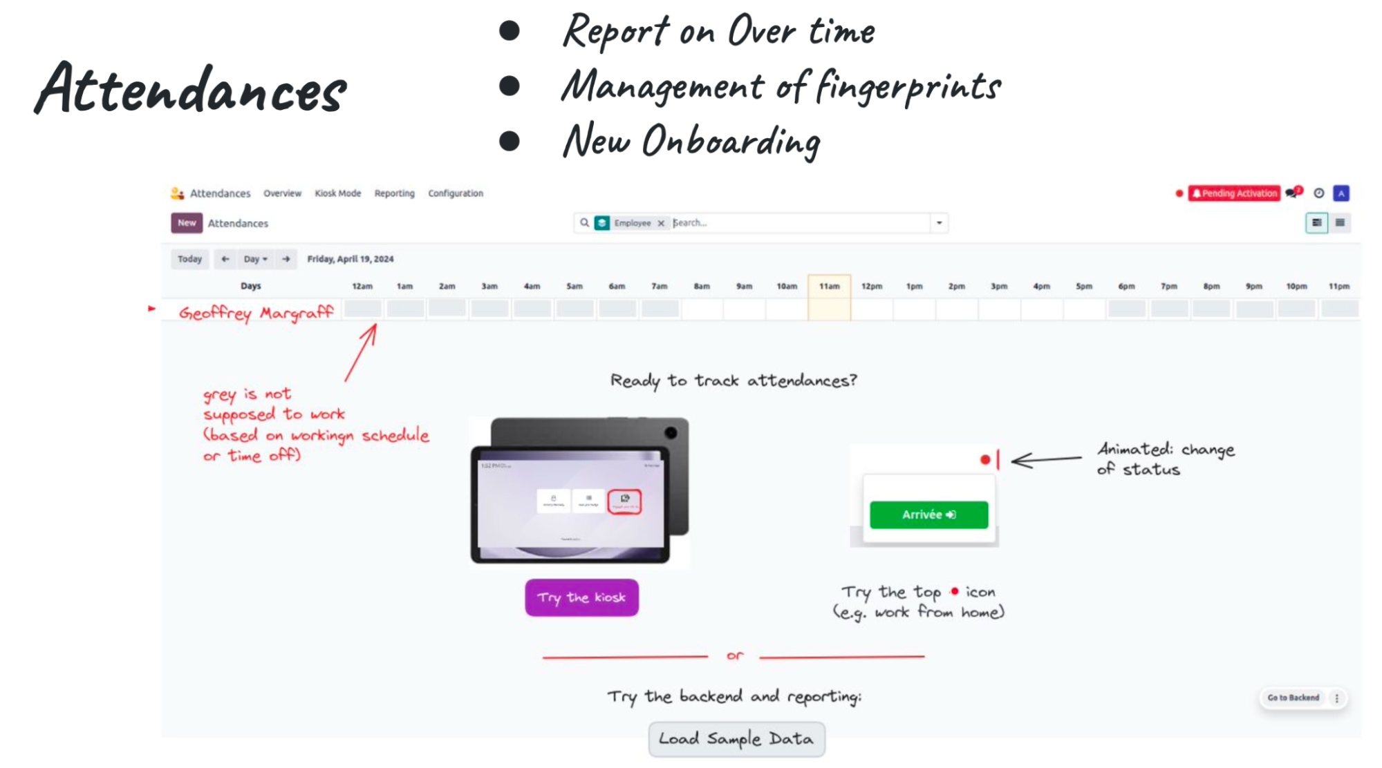 Attendance Odoo