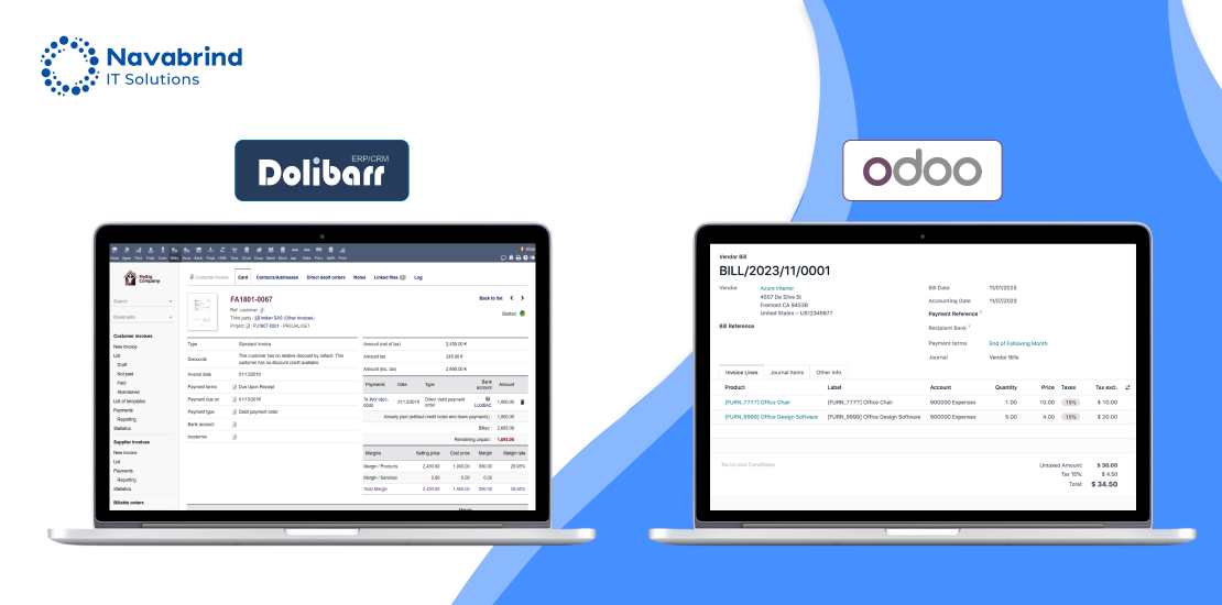 Odoo vs Dolibarr