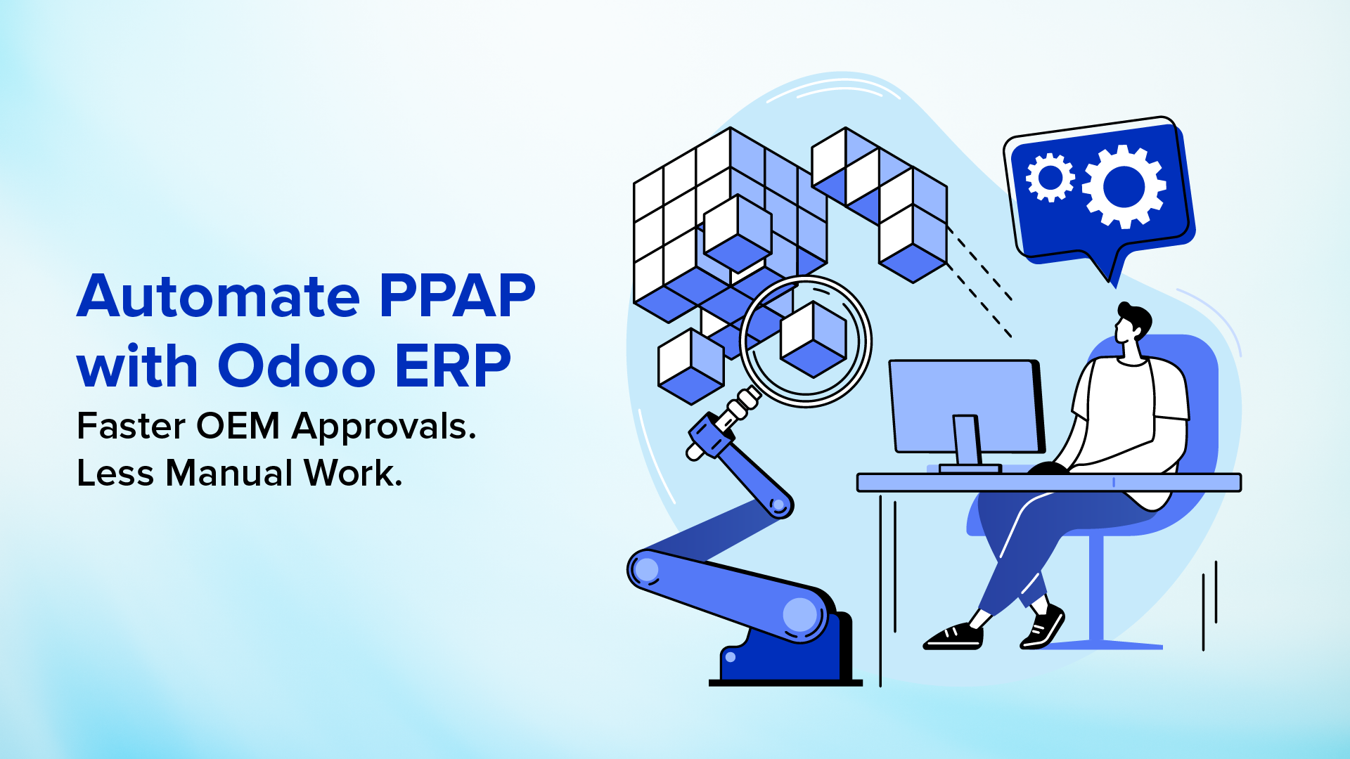 Automotive ERP software in Odoo automating PPAP workflows for faster OEM approvals and reduced manual work