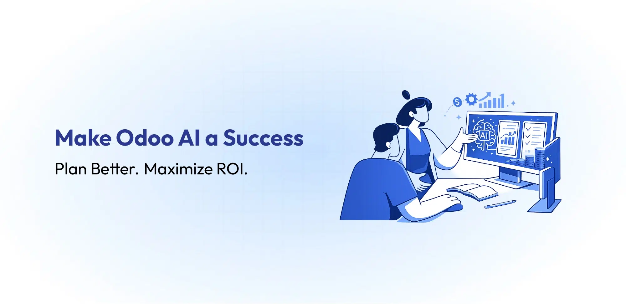 Successful Odoo AI implementation with strategic planning to maximize ROI and accelerate business growth