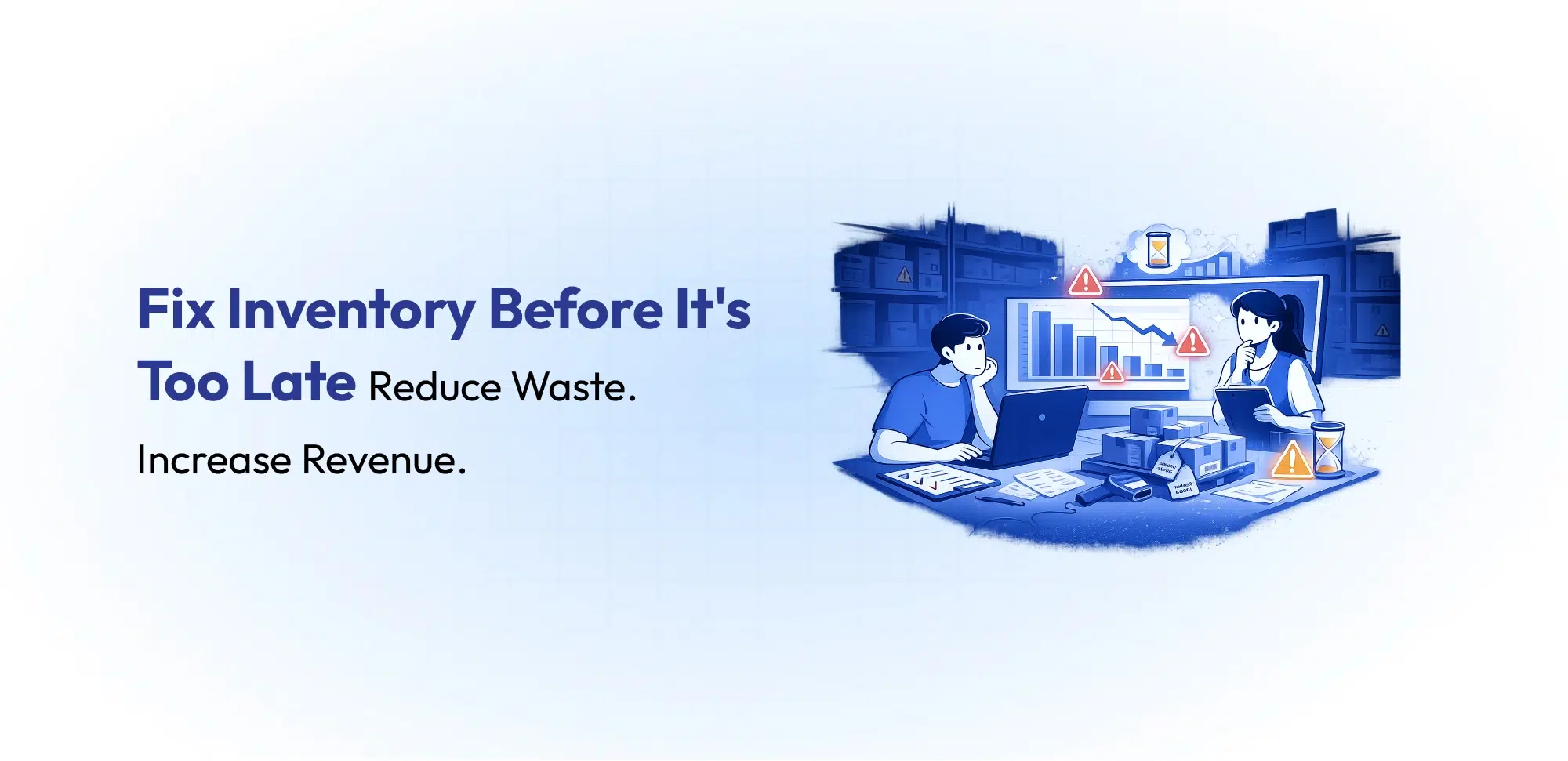 Fix inventory management issues with ERP solutions to reduce waste, improve stock accuracy, and increase business revenue