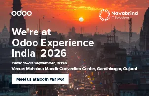 We're at Odoo Experience India 2026